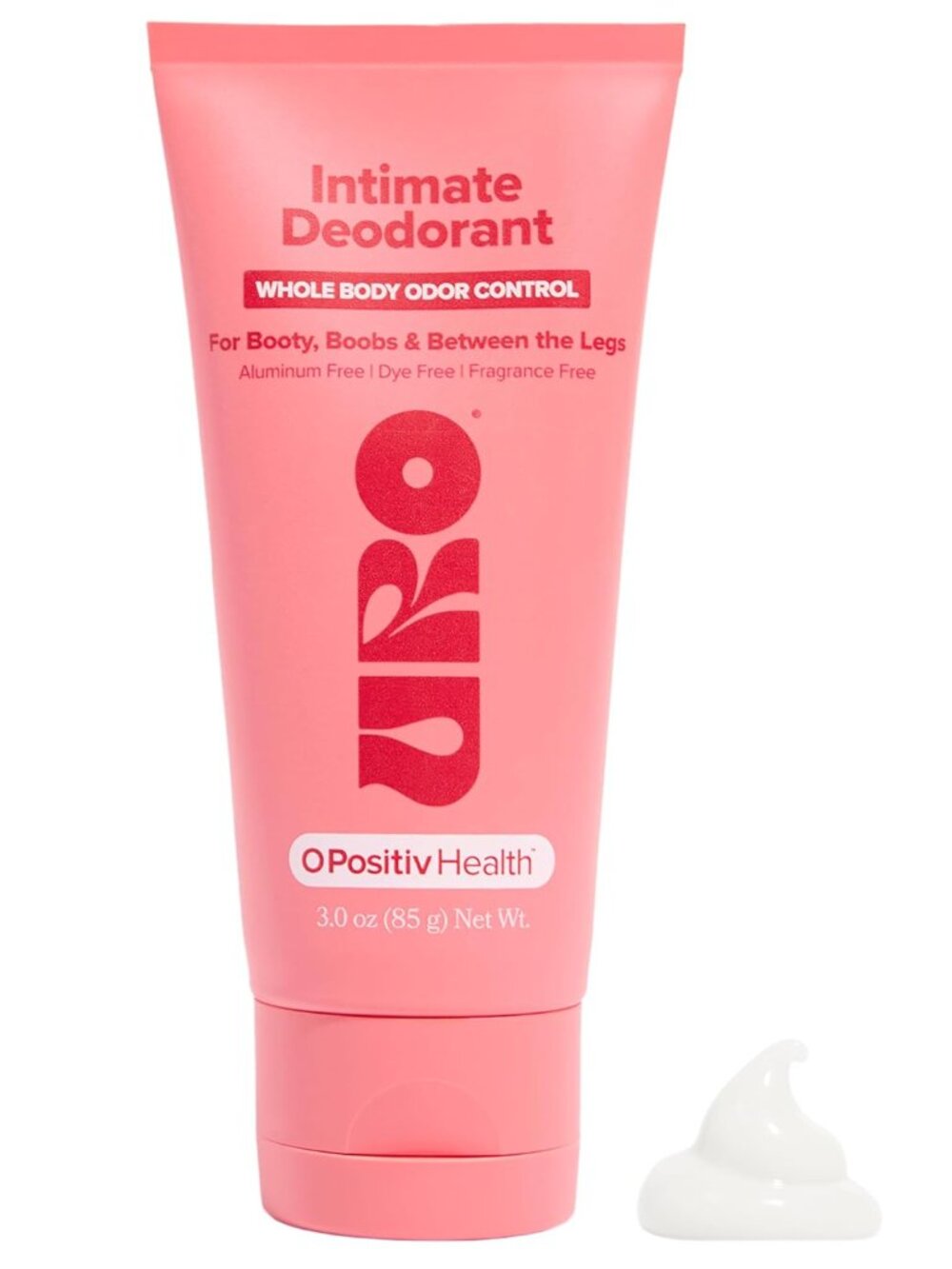 O Positiv URO Intimate Whole Body Deodorant Cream for Women